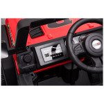 Elektrické autíčko - BBH-016 - nelakované - červené